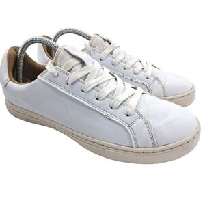 TRUE TL-01 Shoes Mens Size 9 White Leather Spikeless Golf Sneakers Low Top